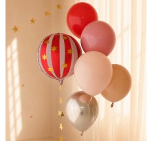 오브 서커스풍선 레드 3개입 홈 생일파티 셀프 촬영
