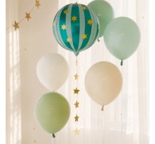 오브 서커스풍선 그린 3개입 홈 생일파티 셀프 촬영